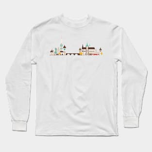 Prague skyline Long Sleeve T-Shirt